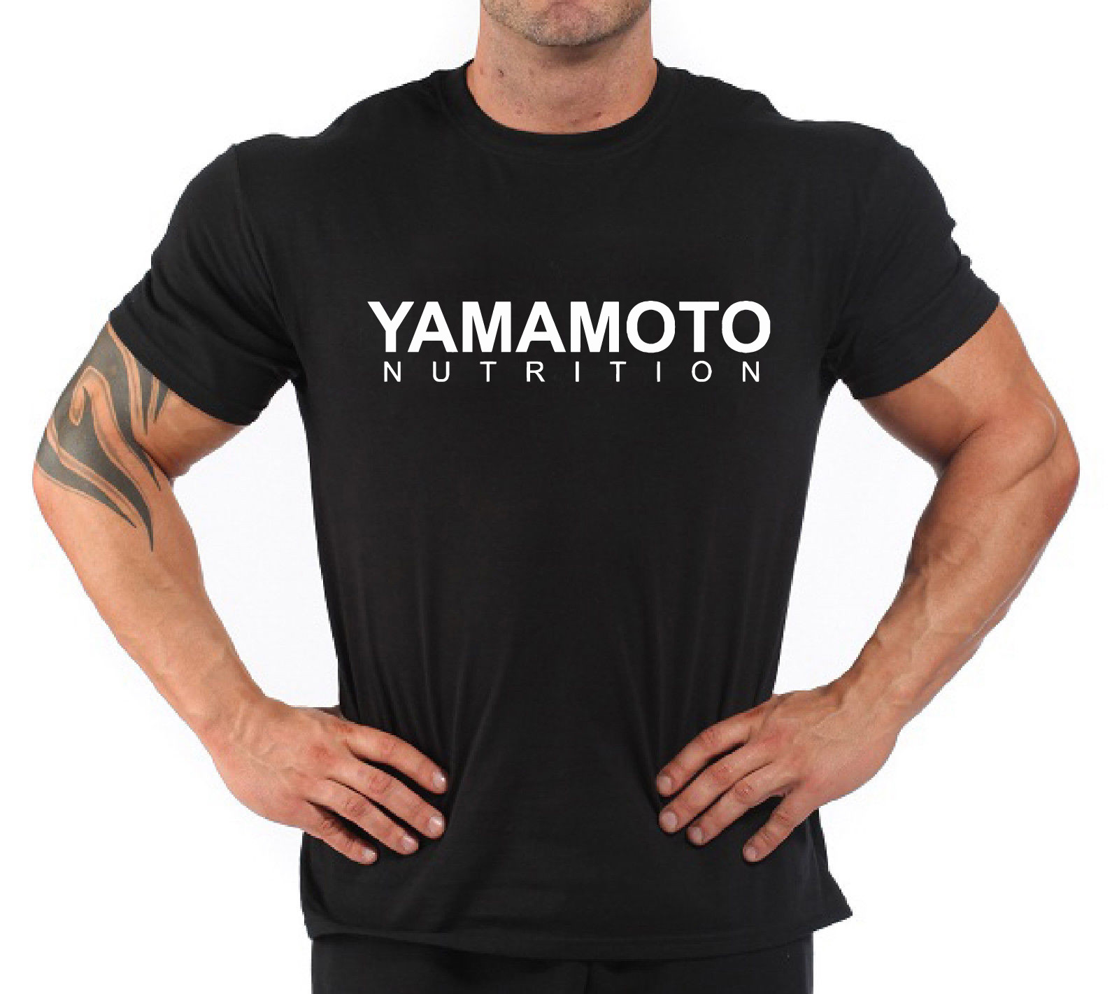 Fitness With Nutrition - Bodybuilding Fitness Gym TShirt 