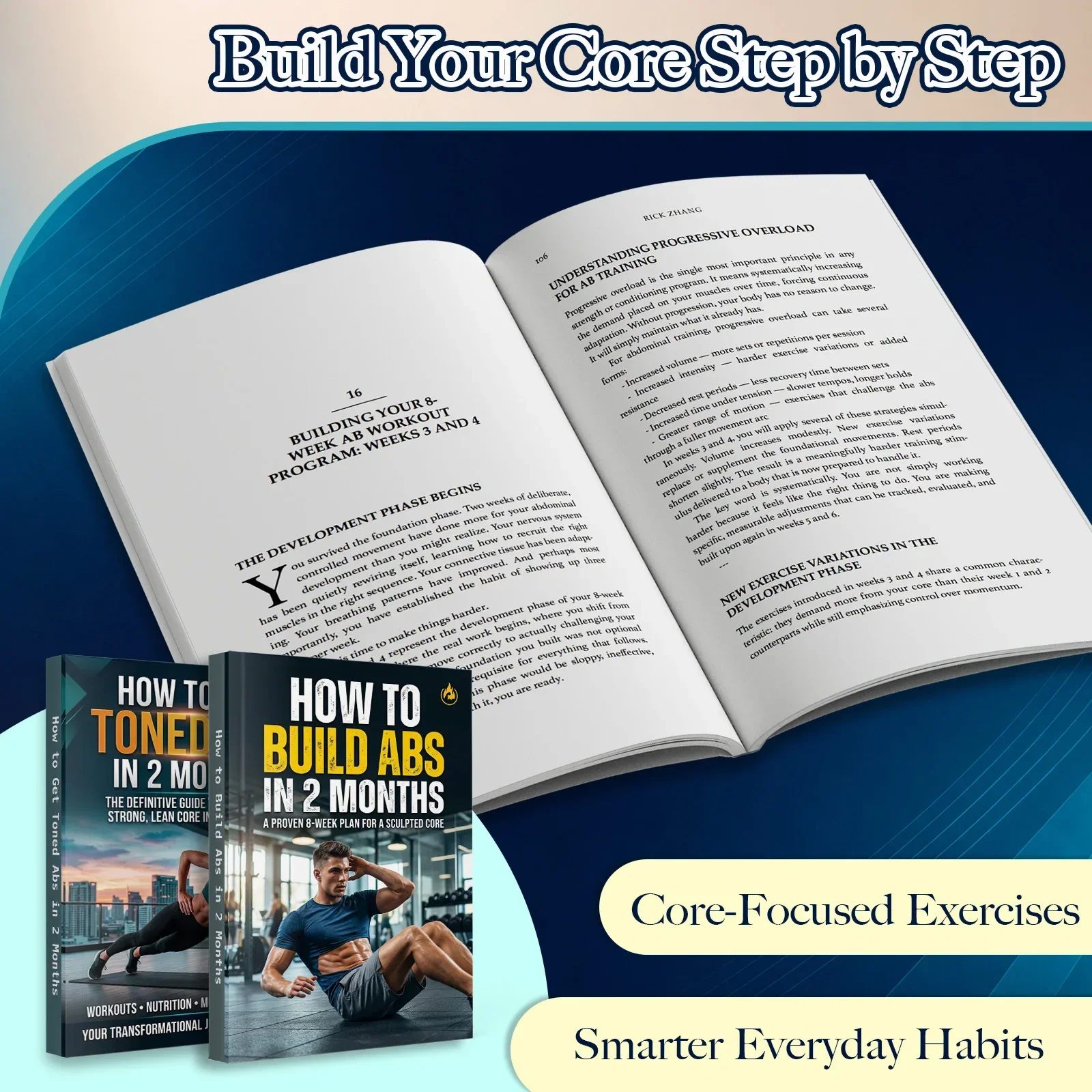2-Book Abs Training Guide Set  - Nutrition Fitness Plan review and price