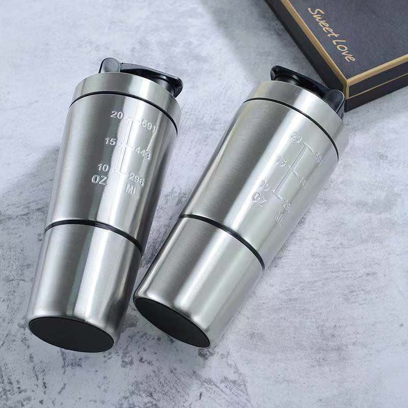Stainless Steel Protein Shaker - Nutrition Sports Fitness review and price