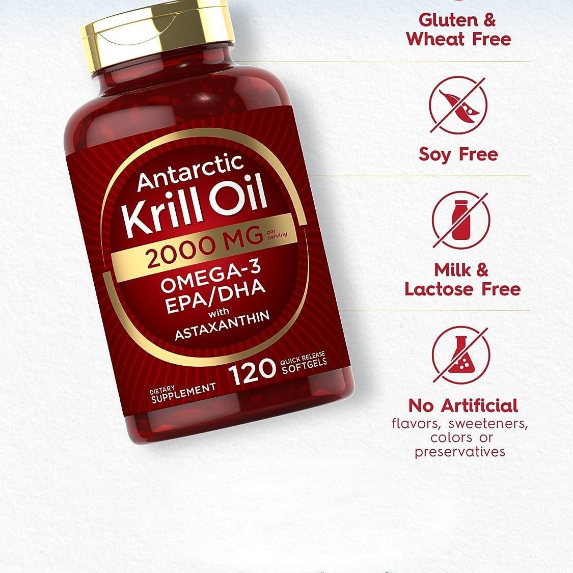 Krill oil soft capsules supple - Fitness With Nutrition review and price